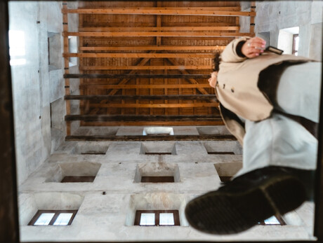  Spaziergang an einem seidenen Faden, in Rovereto 