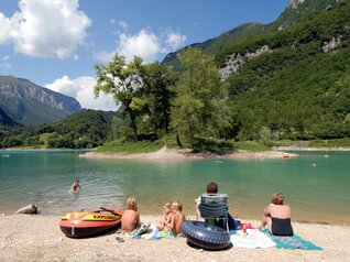 Jezioro Tenno, wakacje nad jeziorem