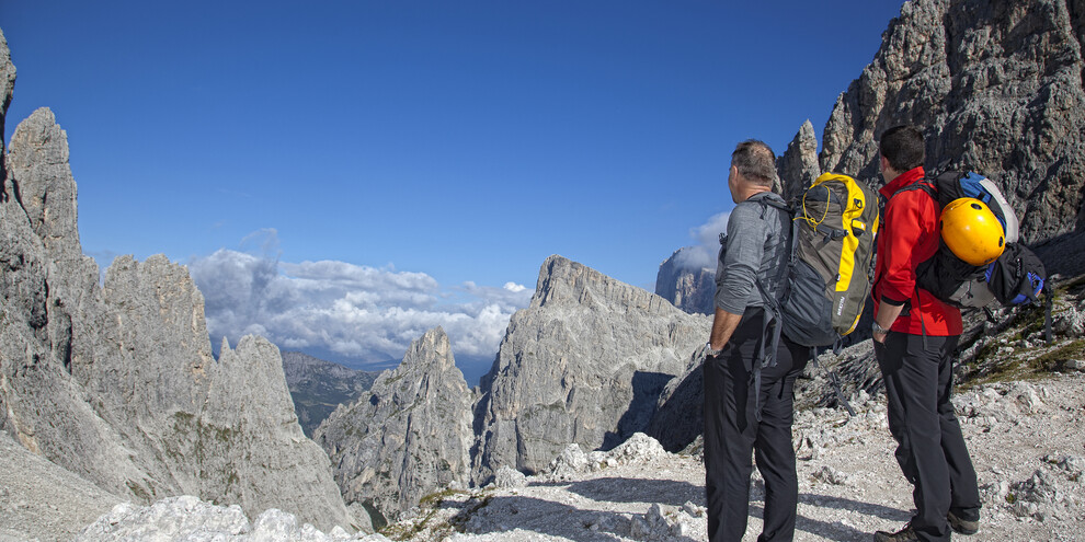 Enjoy a tour of the via ferrata climbing routes on the Pale di San Martino