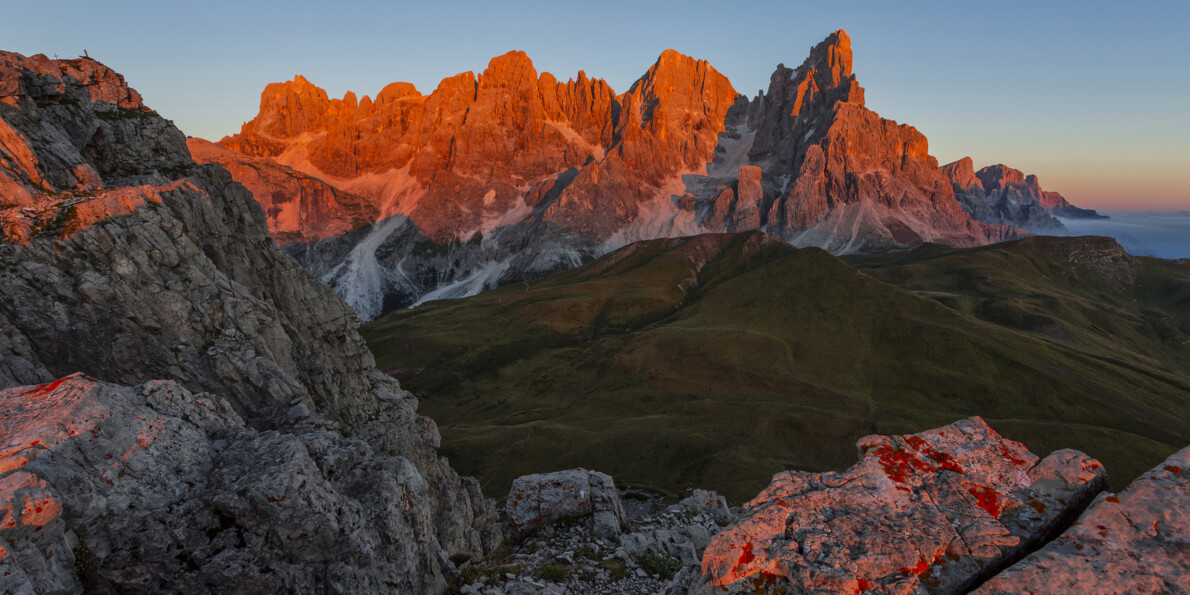 Pale San Martino di Castrozza - Alpenglühen