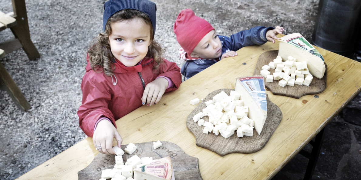 What to eat for their children in Trentino - Italian Alps - Dolomites