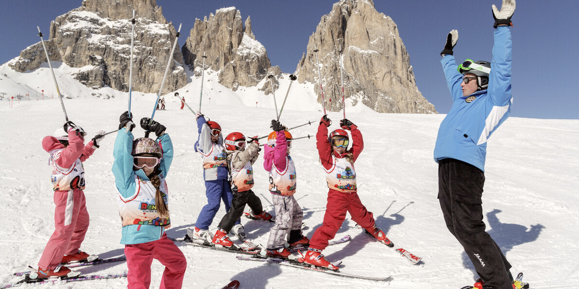 Skischulen in Trentino, Familienurlaub im Schnee