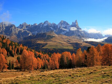 Panoramas to be photographed in Trentino