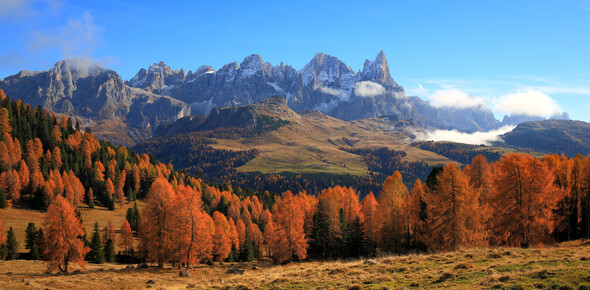 Panoramas to be photographed in Trentino