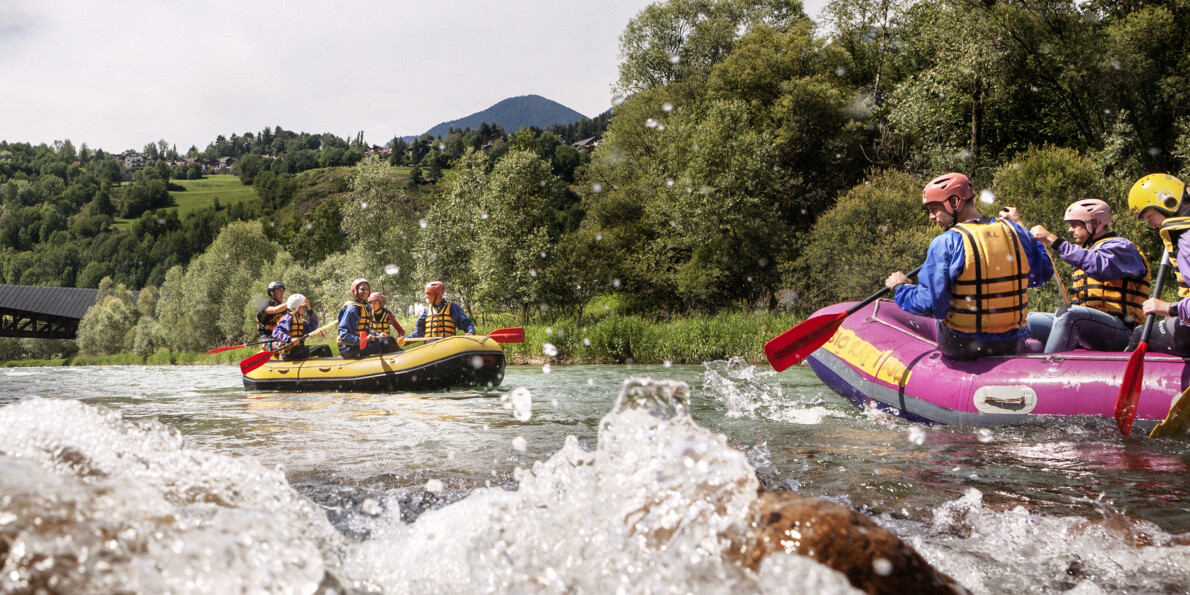 Cavalese - Rafting and canyoning on the Avisio river