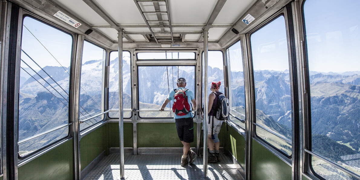 Lifts open in summer - Trentino Dolomites