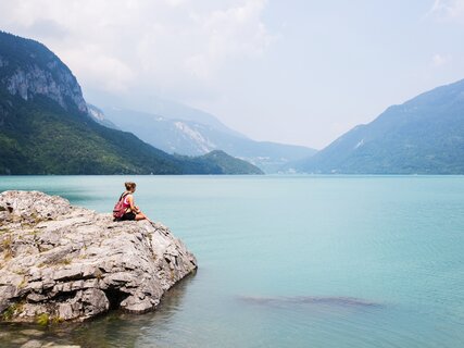 Lake Molveno - Deep deep blue