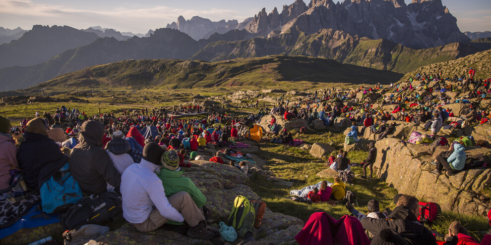 Sounds of the Dolomites in the summertime