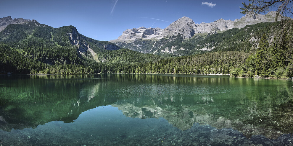 The red-water lake