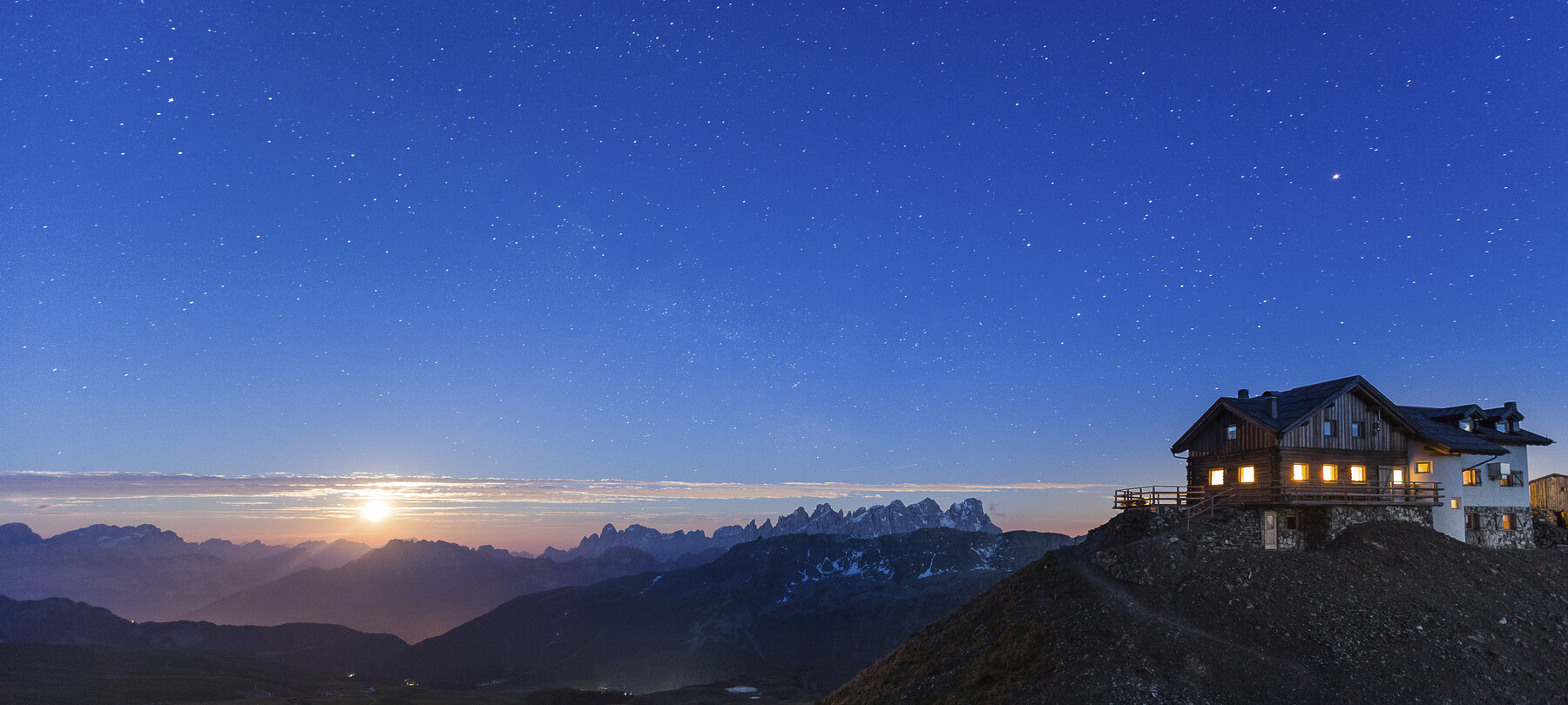 Autumn break in alpine huts