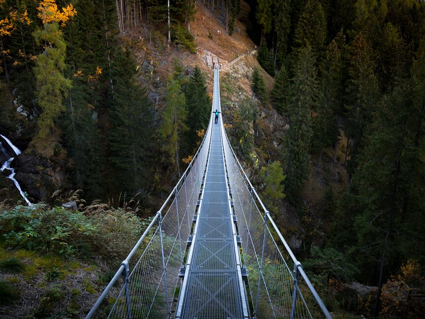 Val di Sole - Val di Rabbi - Ponte sospeso 
