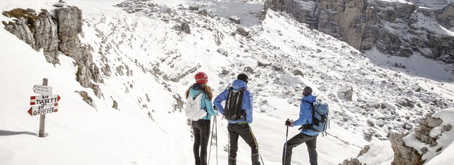 Madonna di Campiglio on the snow - Snowshoeing - Snow holiday in Italy