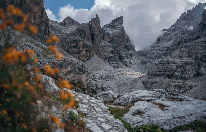 Madonna di Campiglio  - Dolomiti di Brenta - Rifugio Tuckett Quintino Sella
