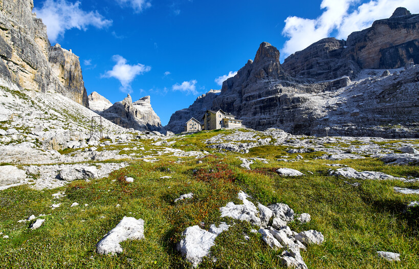 Dolomiti di Brenta - Rifugio Tuckett Quintino Sella 
