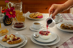 particolare yogurt e succo