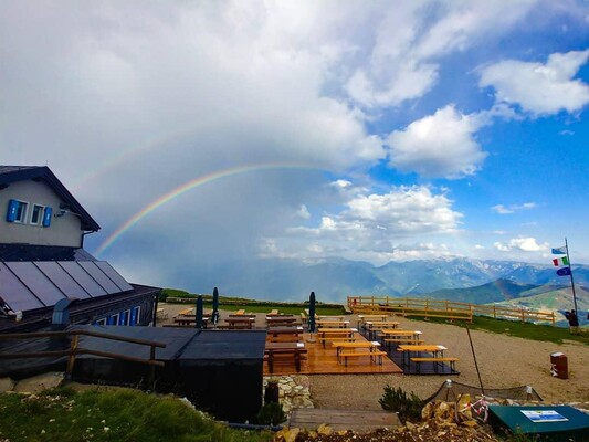 Arcobaleno al rifugio Altissimo