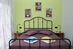 Castello letto con asciugamani