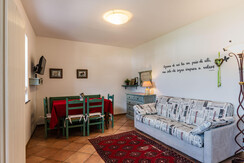 Soggiorno con divano letto