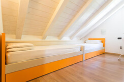 stanza doppia a letti singoli