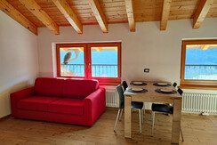 Living room with sofa bed