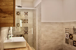 Il bagno recentemente ristrutturato