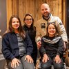 Marika, John Ross, Nicole e Aurora