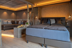 panoramica camera e soggiorno panoramica camera e soggiorno