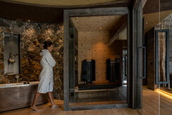 Idromassaggio e sauna Idromassaggio e sauna