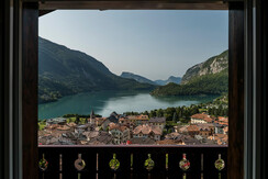 View of lake Molveno View of lake Molveno