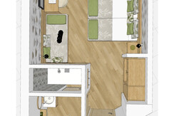 Comfort tripla con vista Comfort tripla con vista