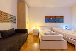 camera doppia con letto extra