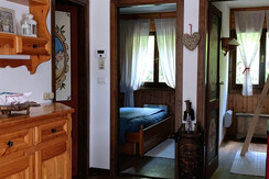 zona notte e porta per la toilette