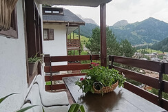 terrazza vista Sella