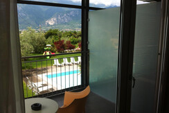 Großer Balkon Blick auf den Pool Großer Balkon Blick auf den Pool