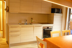Living room with kitchenette