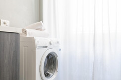 Lavatrice e asciugamani