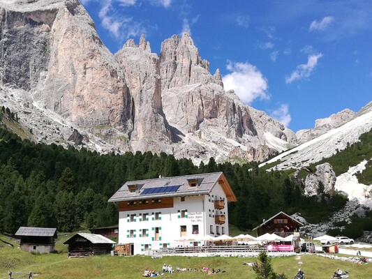 rifugio e valle Vajolet