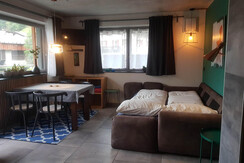 Sofa bed in the living room