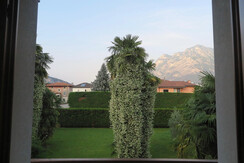 Vista giardino dal balcone della camera 1