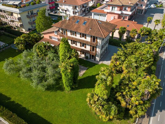 Vista aerea del grande giardino