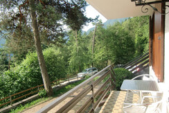 Balcone privato con vista sul cortile Balcone privato con vista sul cortile