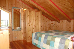 Wohnung Pippi 6/A: Schlafzimmer in Mansardenetage Wohnung Pippi 6/A: Schlafzimmer in Mansardenetage