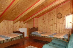 Wohnung Pippi 6/A: Schlafzimmer mit zwei Einzelbett Wohnung Pippi 6/A: Schlafzimmer mit zwei Einzelbett