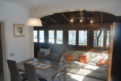 Zona giorno con la veranda Zona giorno con la veranda