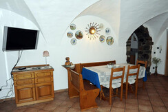 Zona giorno con tv satellitare Zona giorno con tv satellitare