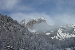 Panorama Sassolungo stanze nord/est Panorama Sassolungo stanze nord/est