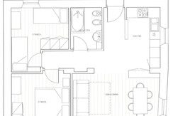 Map 2° floor apartment