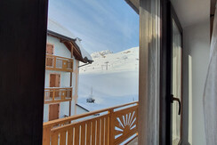 Vista piste dal balcone