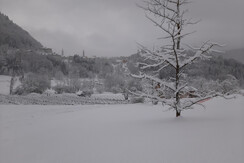 Panorama del paese di Castello Tesino Panorama del paese di Castello Tesino