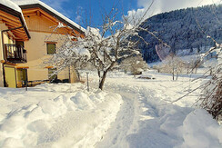 Sentiero di neve Sentiero di neve